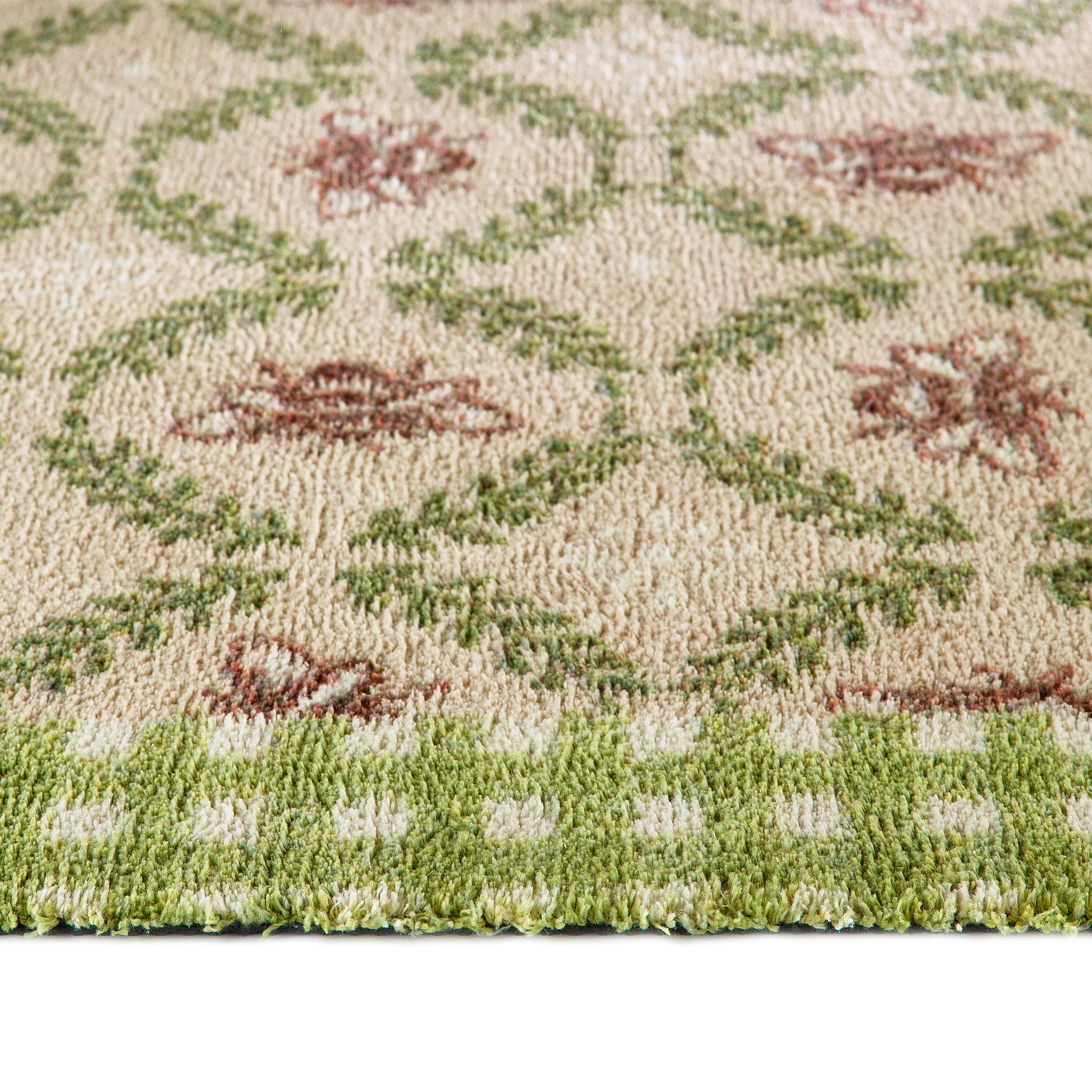 Beehive Doormat in Beige and Green 4