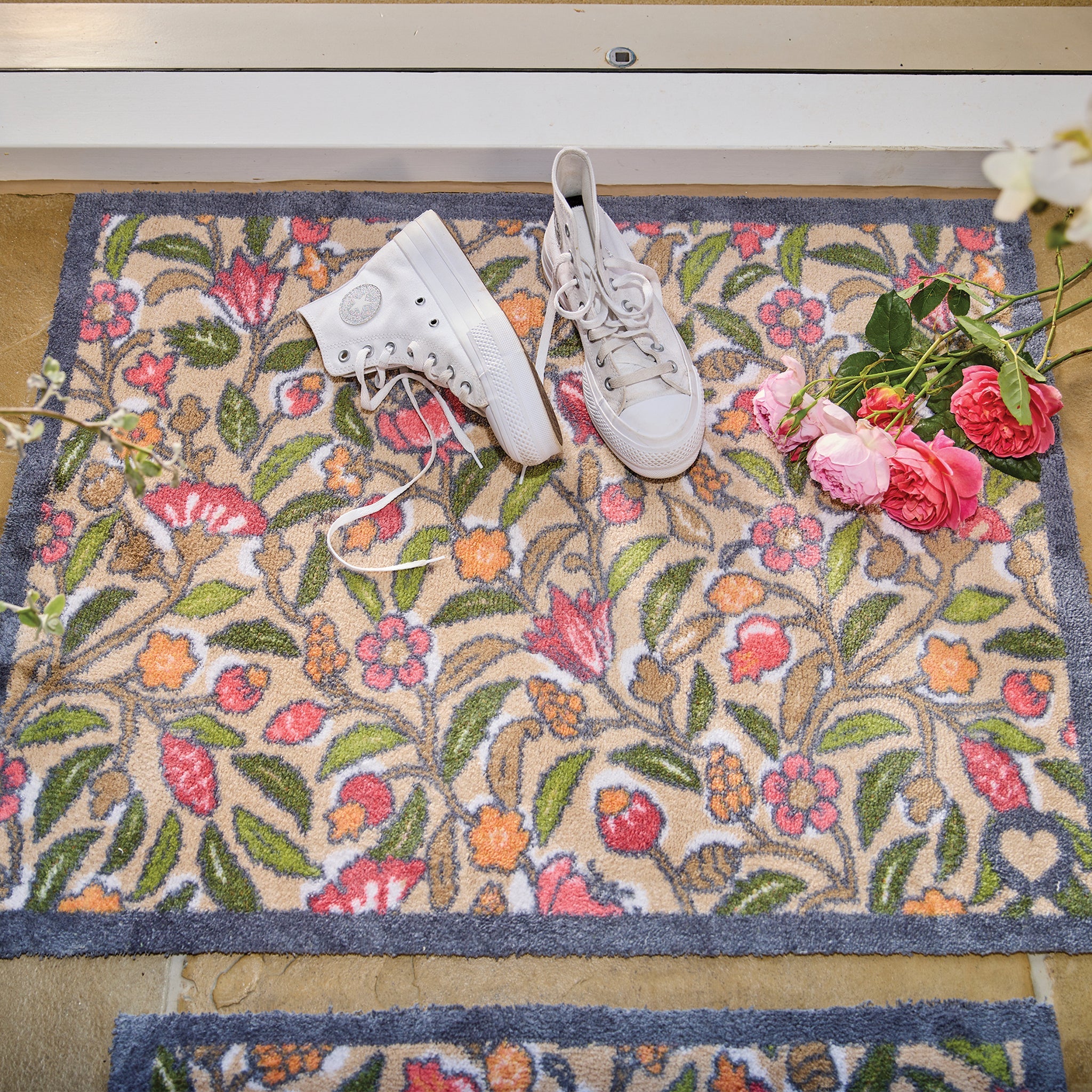 May Floral Multicoloured Doormat Lifestyle 2