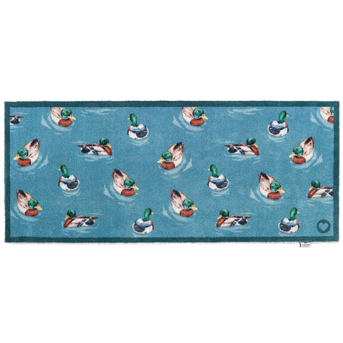 Swimming Ducks Washable Doormat