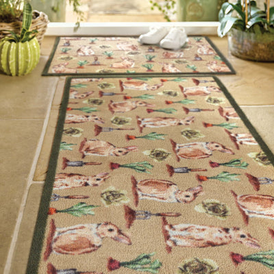 Allotment Bunnies Washable Runner 3