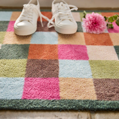 Allsorts Check Washable Doormat 5