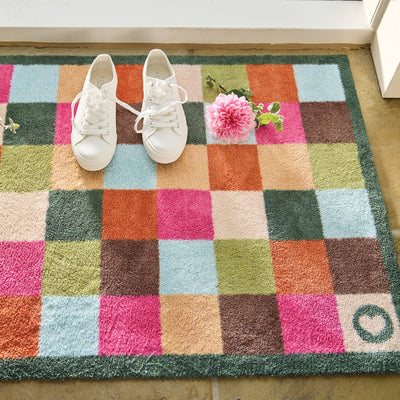 Allsorts Check Washable Doormat 6