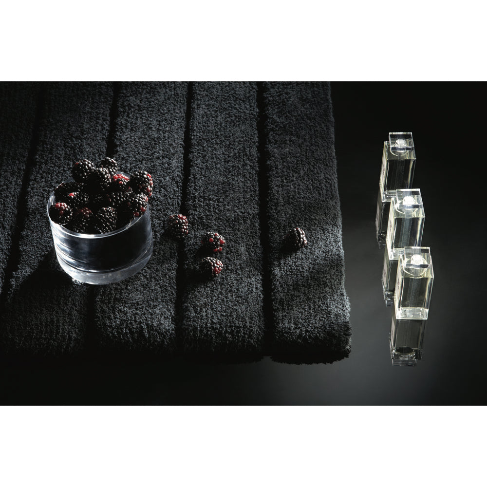 Bamboo Stripe Graphite Bathmat 4