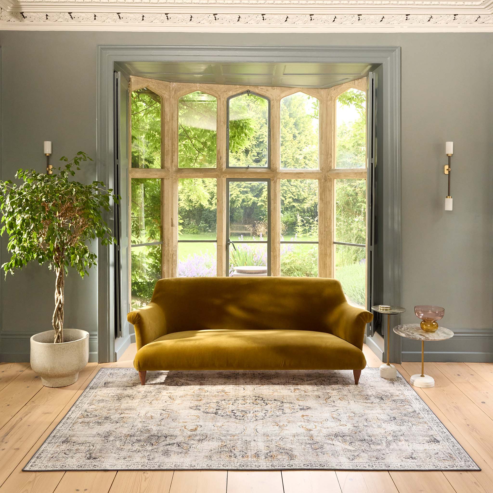 Hug Rug Baroque Washable Area Rug