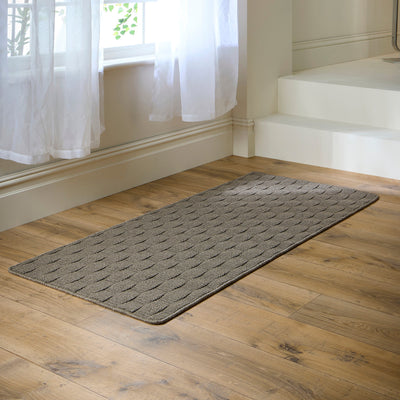 Sculptured Washable Basketweave Rug Mink 3
