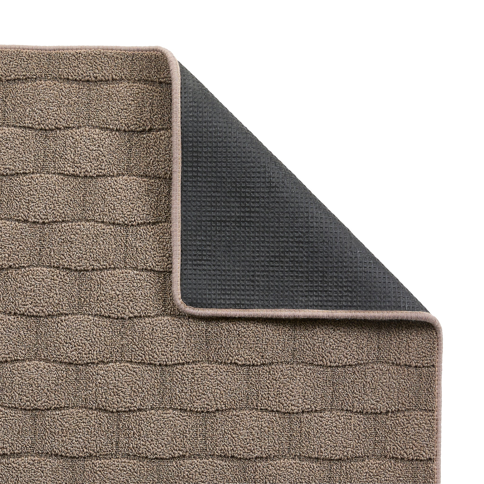 Sculptured Washable Basketweave Rug Mink 4