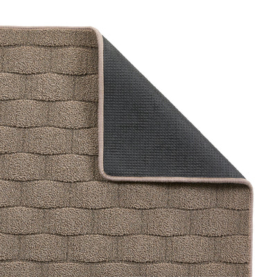 Sculptured Washable Basketweave Rug Mink 4