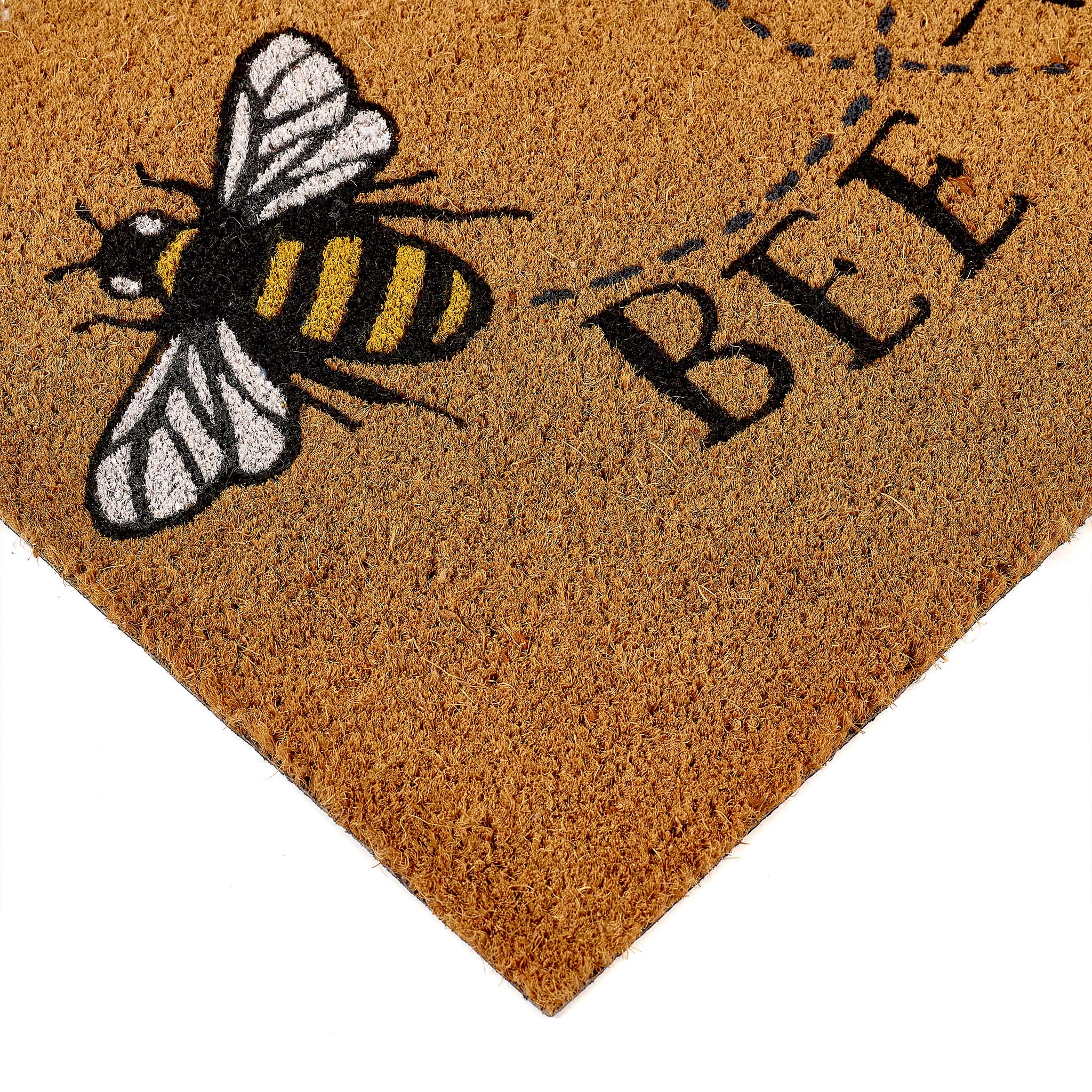 Bee Happy Coir Doormat 4