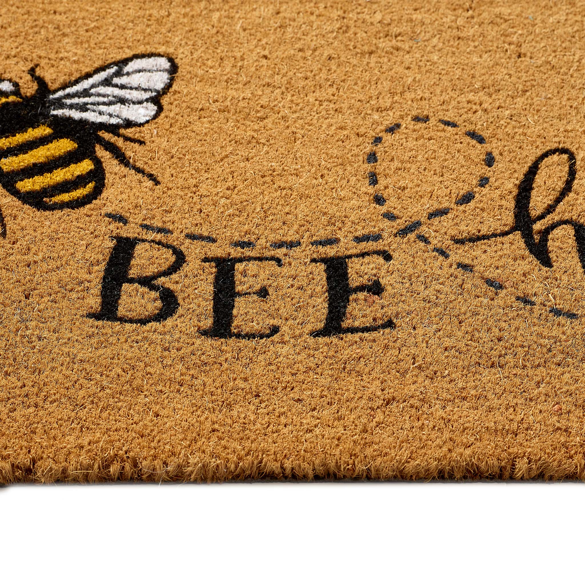 Bee Happy Coir Doormat 3