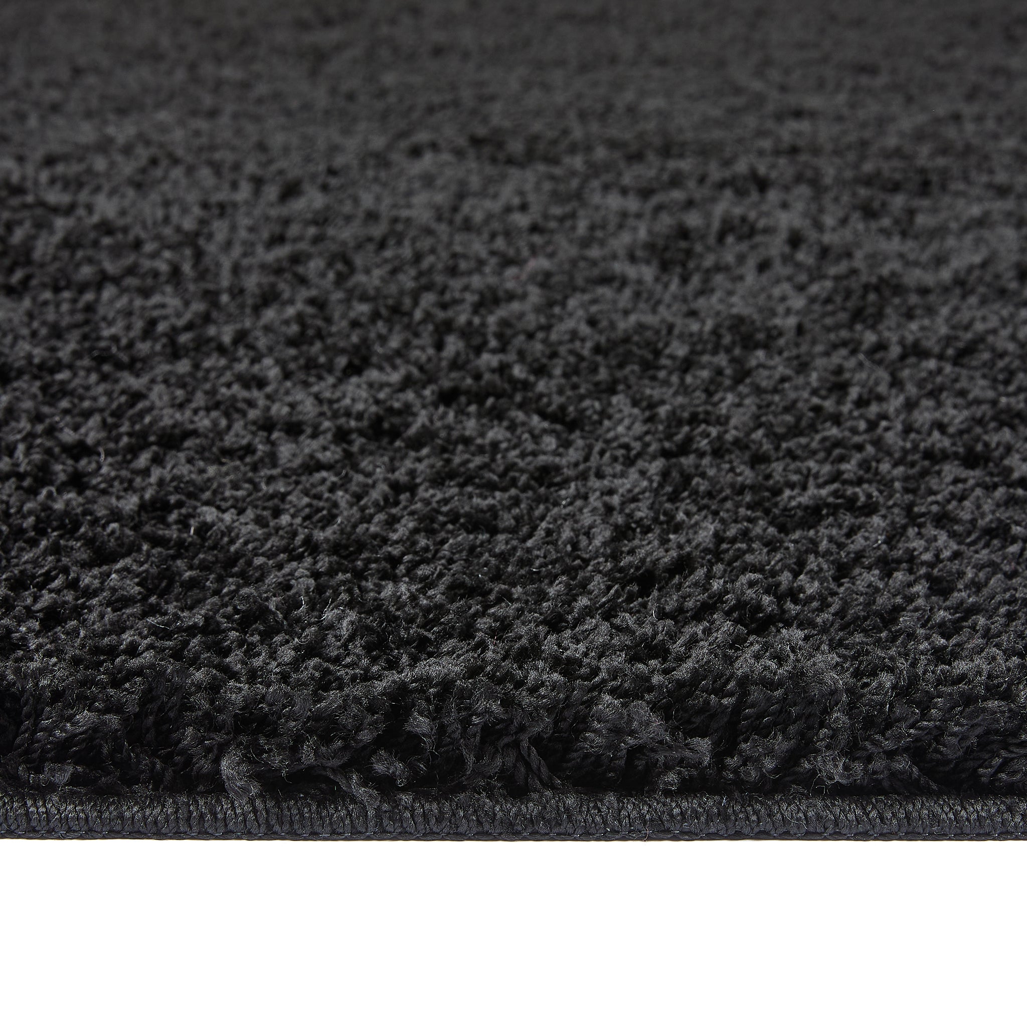 My Rug Washable in Black Pile Height