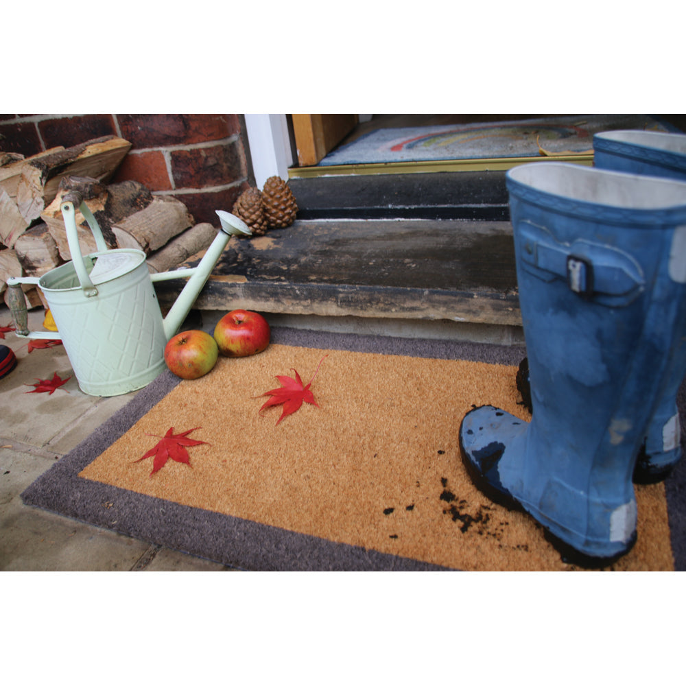 Printed Coir Border Doormat 3