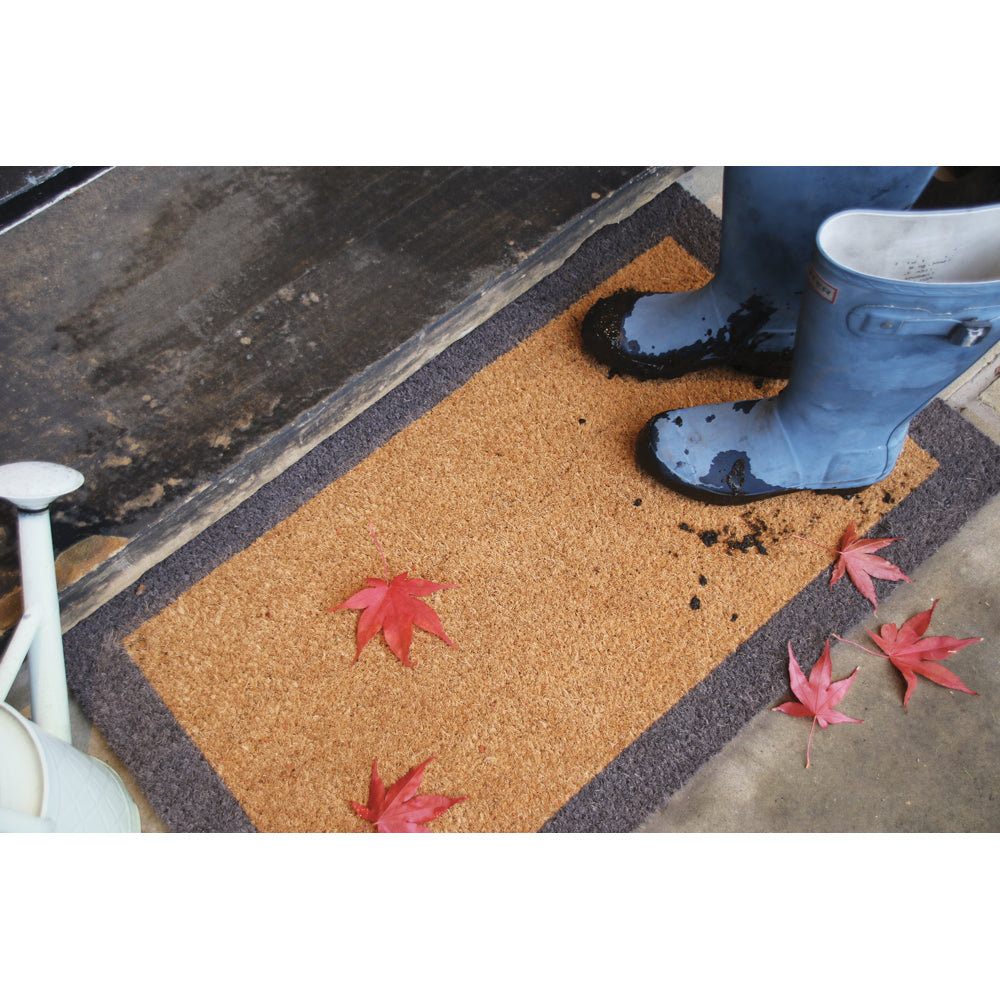Printed Coir Border Doormat 2