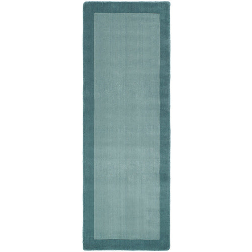 Borders Wool Hallway Runner Duck Egg 3