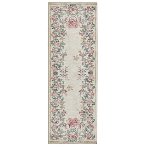 Botanical Border Eco-Washable Runner 5