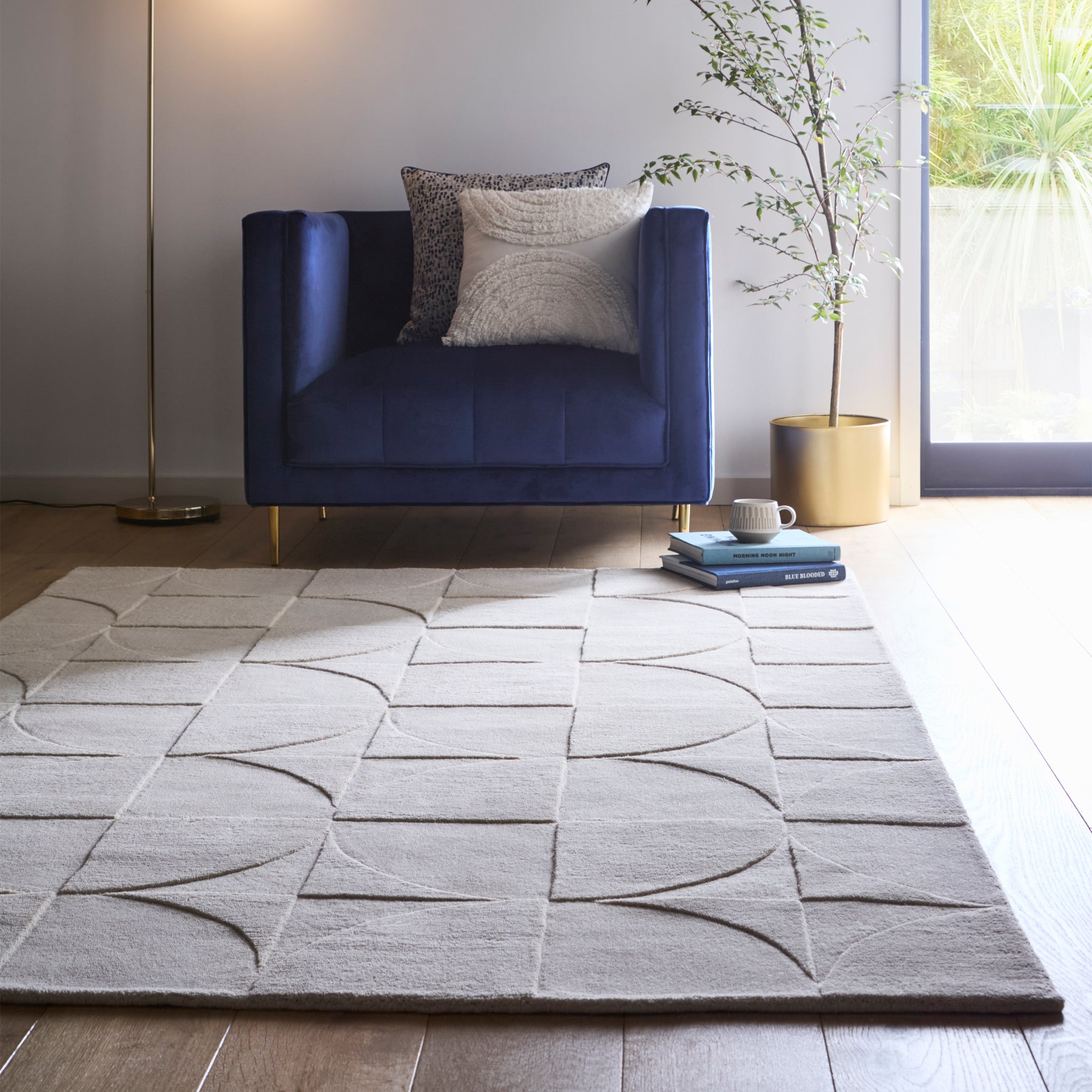 Penny Rug Cream