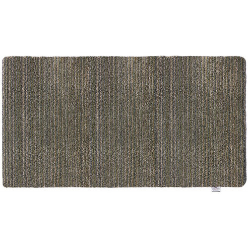 Candy Sage Green Striped Doormat 12