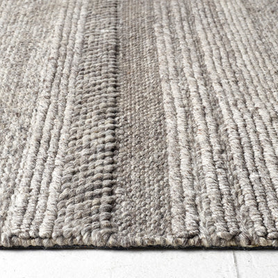 Chunky Knit Rug Grey/Natural 5