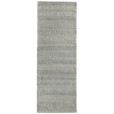 Chunky Knit Runner Grey/Natural 7