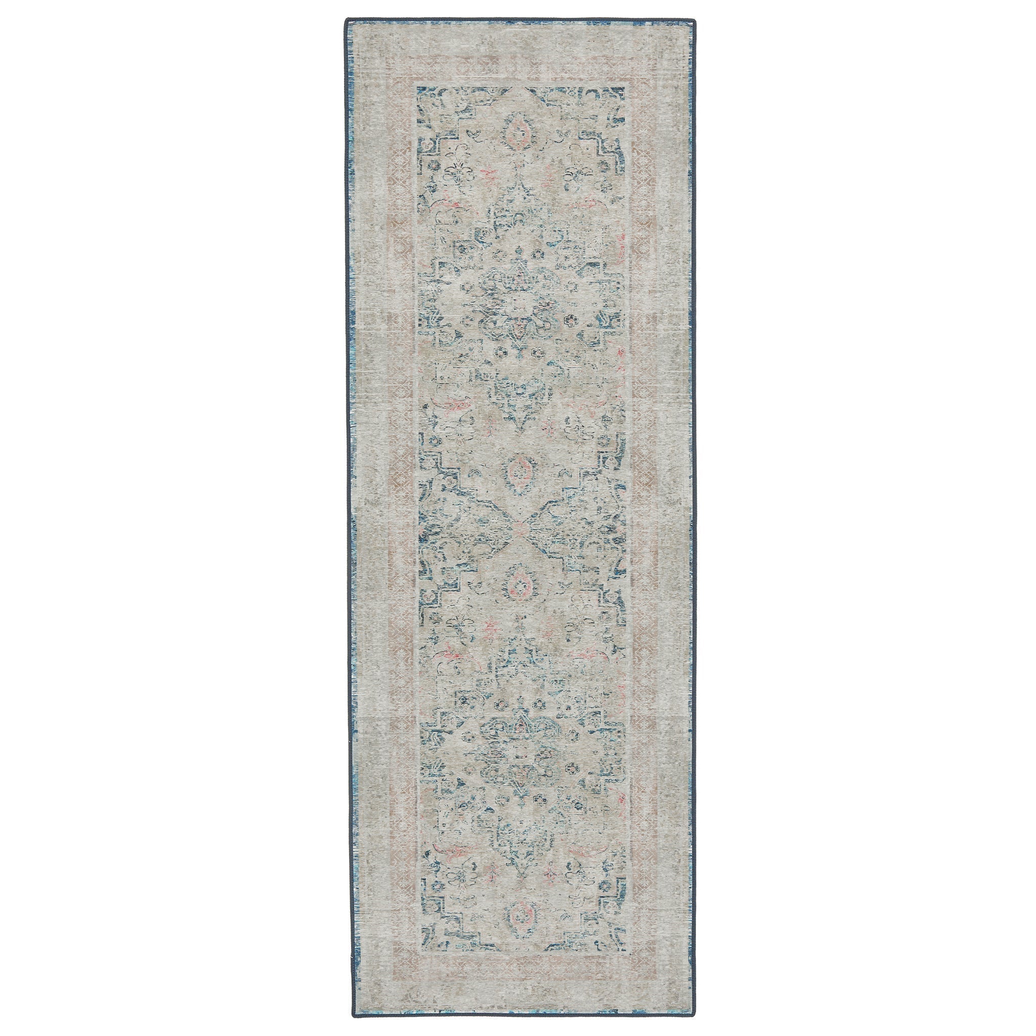 Hug Rug Classical Blue Washable Runner
