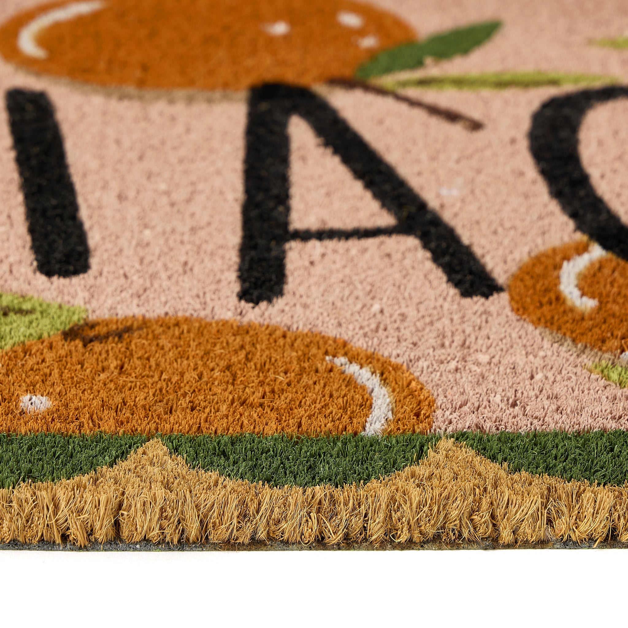 Ciao Orange Coir Doormat 3