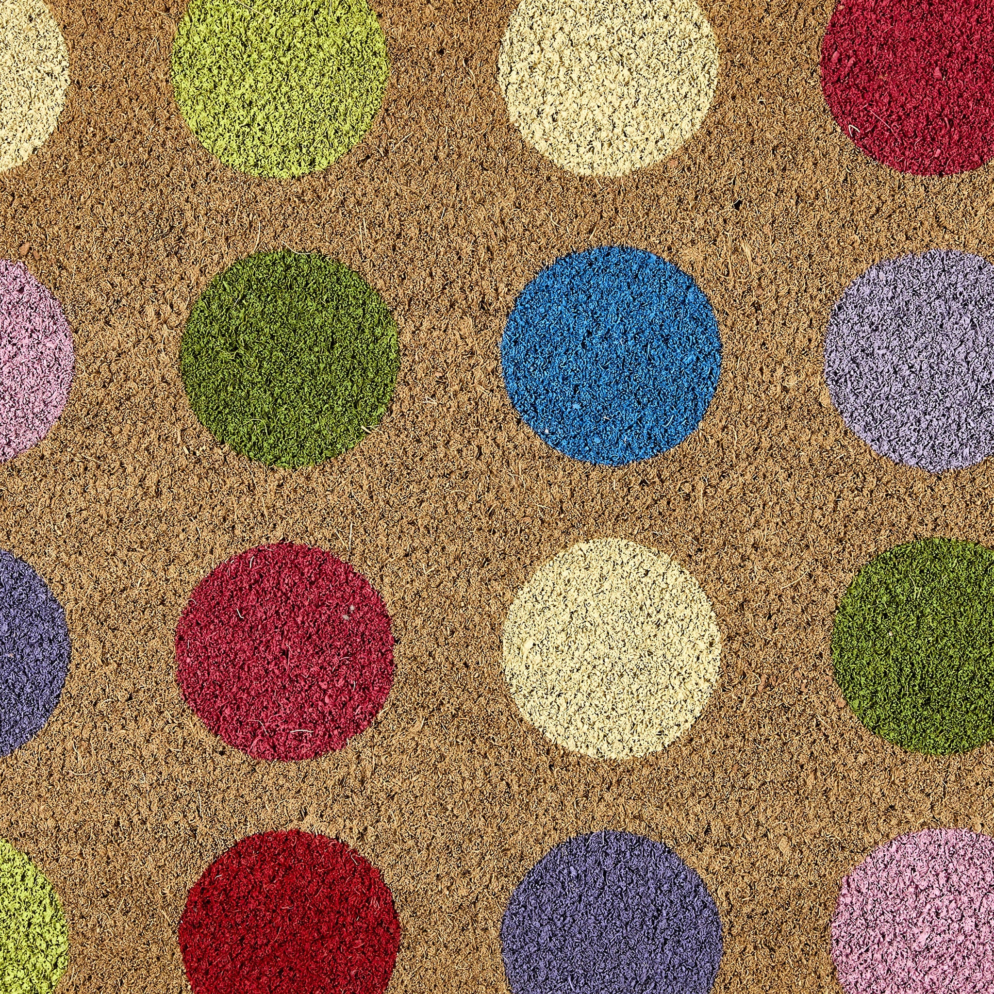 Spots Coir Doormat 3