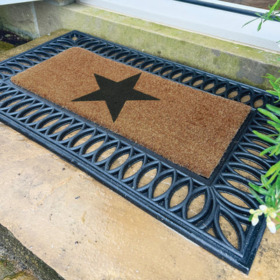 Coir Insert Star Doormat 2