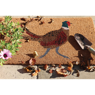 Printed Coir Pheasant Doormat 2