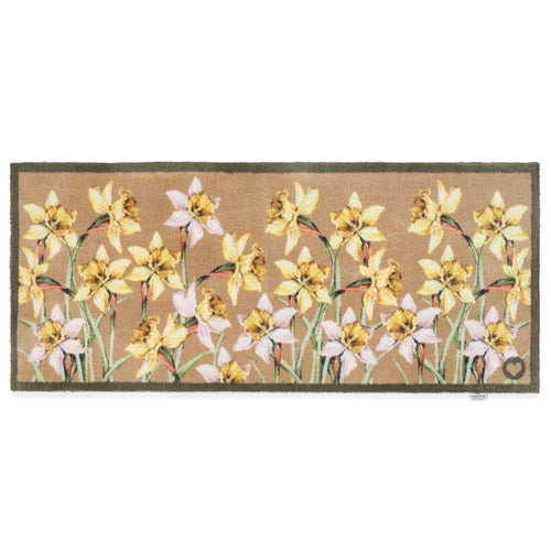 Daffodil Blooms Washable Doormat