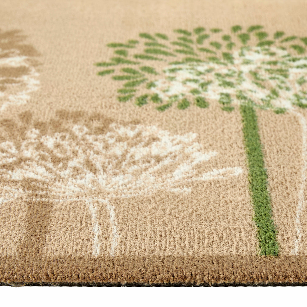 Dandelions Beige Washable Doormat 4