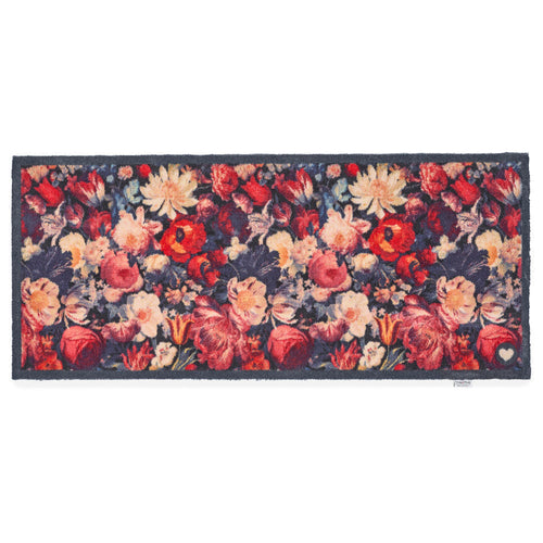 Dark Florals Washable Doormat