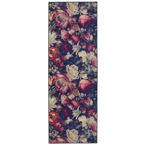 Dark Florals Eco-Washable Rug