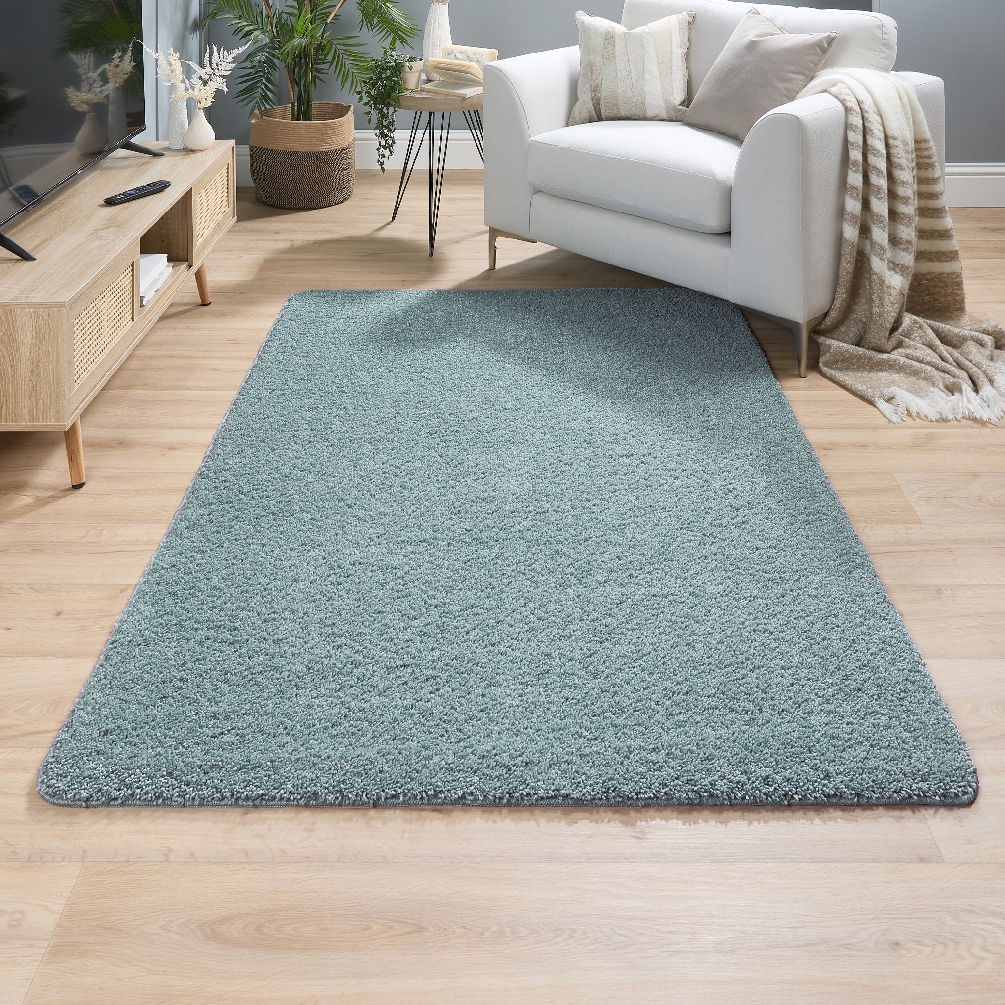 My Rug Washable in Denim Blue 3