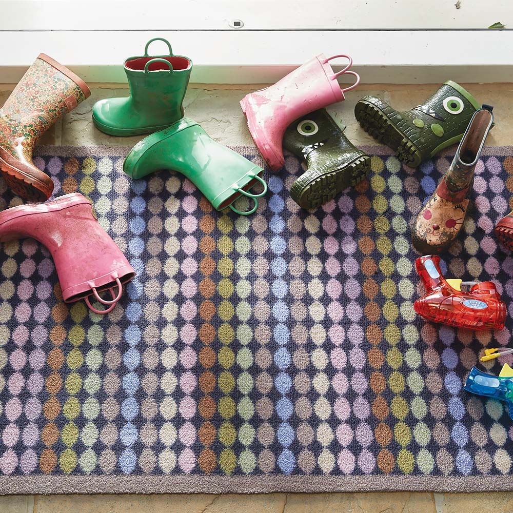 Designer 22 Spots Washable Doormat 3