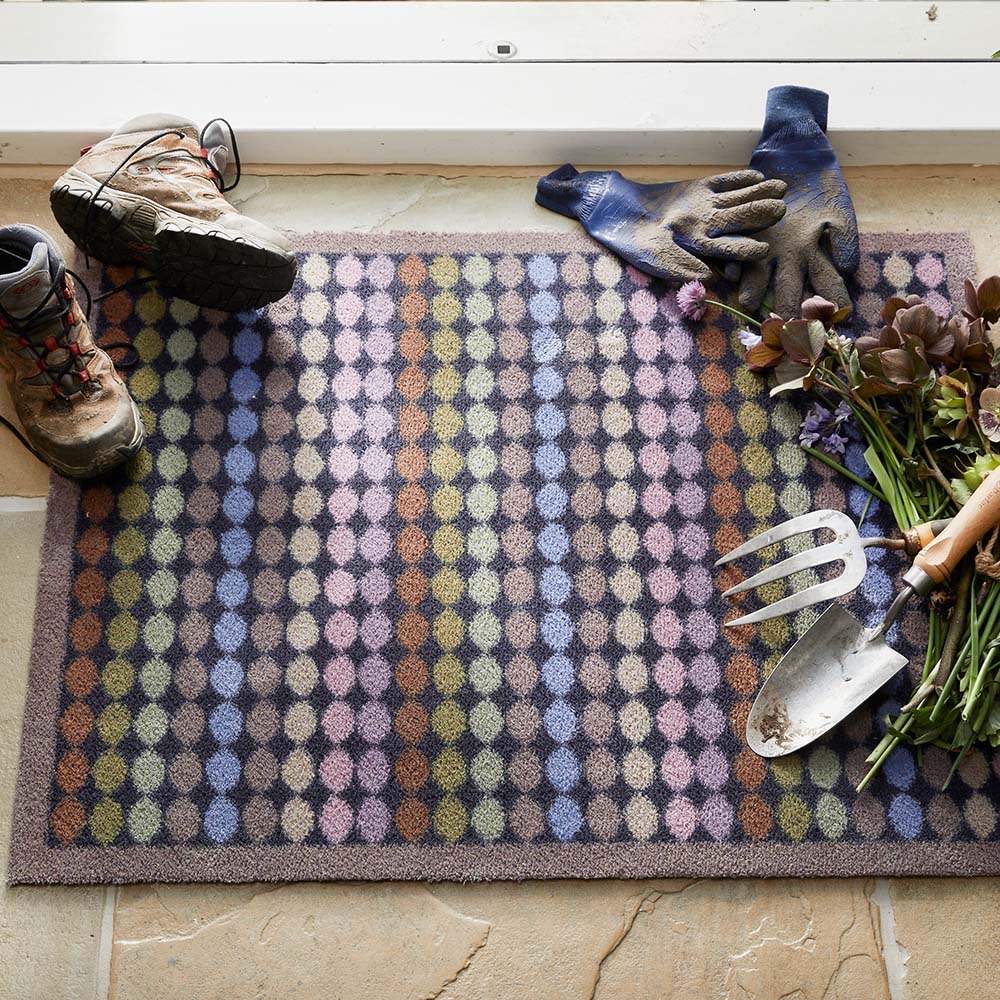 Designer 22 Spots Washable Doormat 4