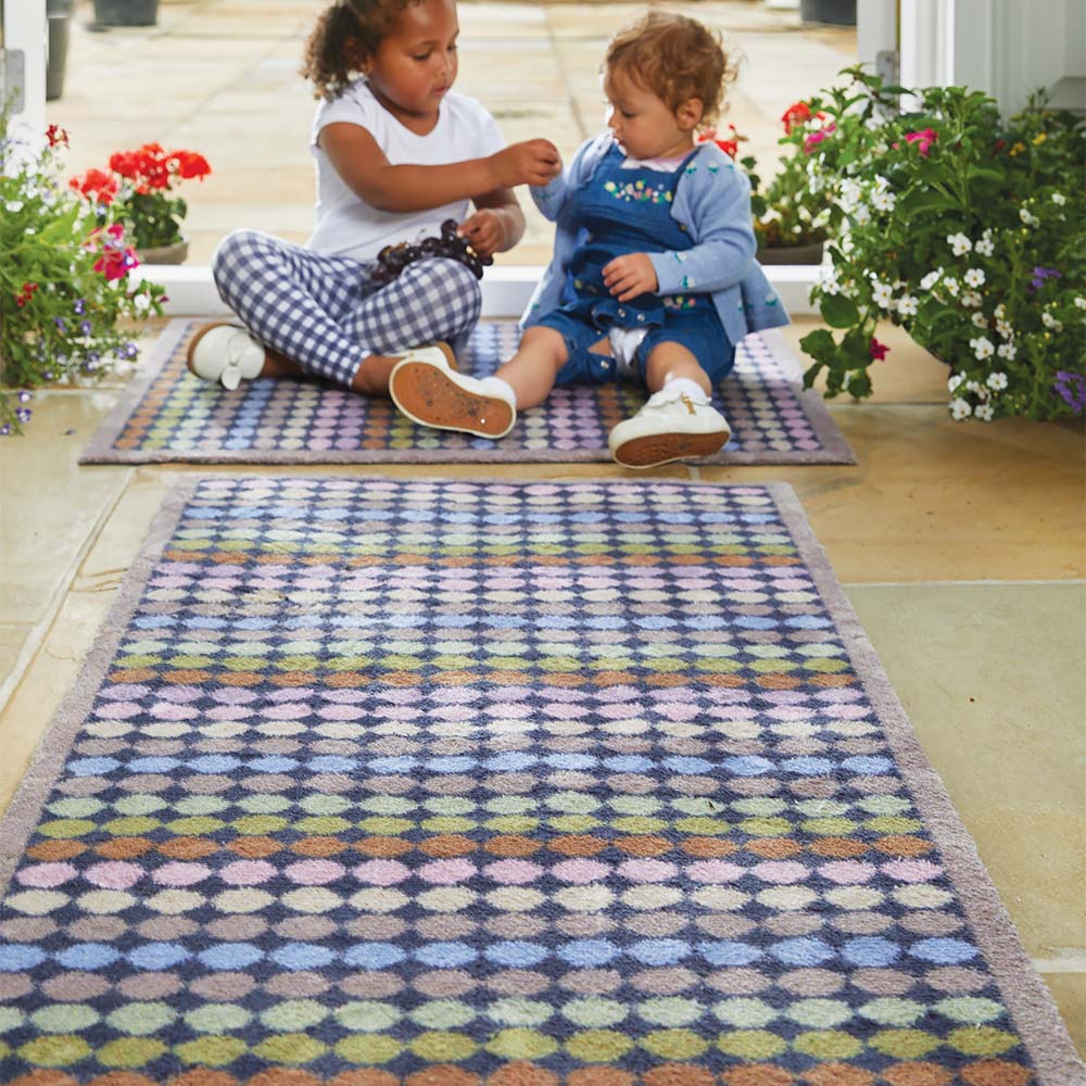 Designer 22 Spots Washable Doormat 2