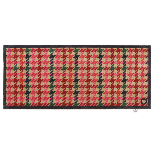 Designer 27 Houndstooth Pink Runner 9