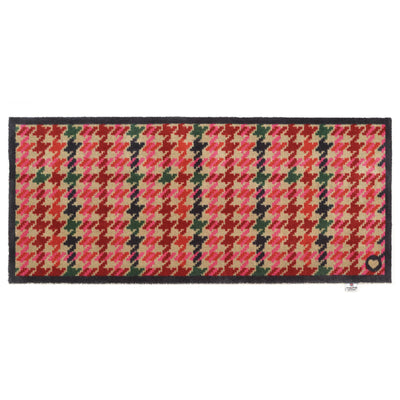 Designer 27 Houndstooth Pink Runner 9