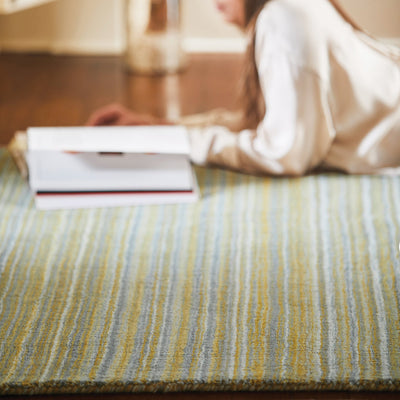 Fine Stripes Rug Ochre 2