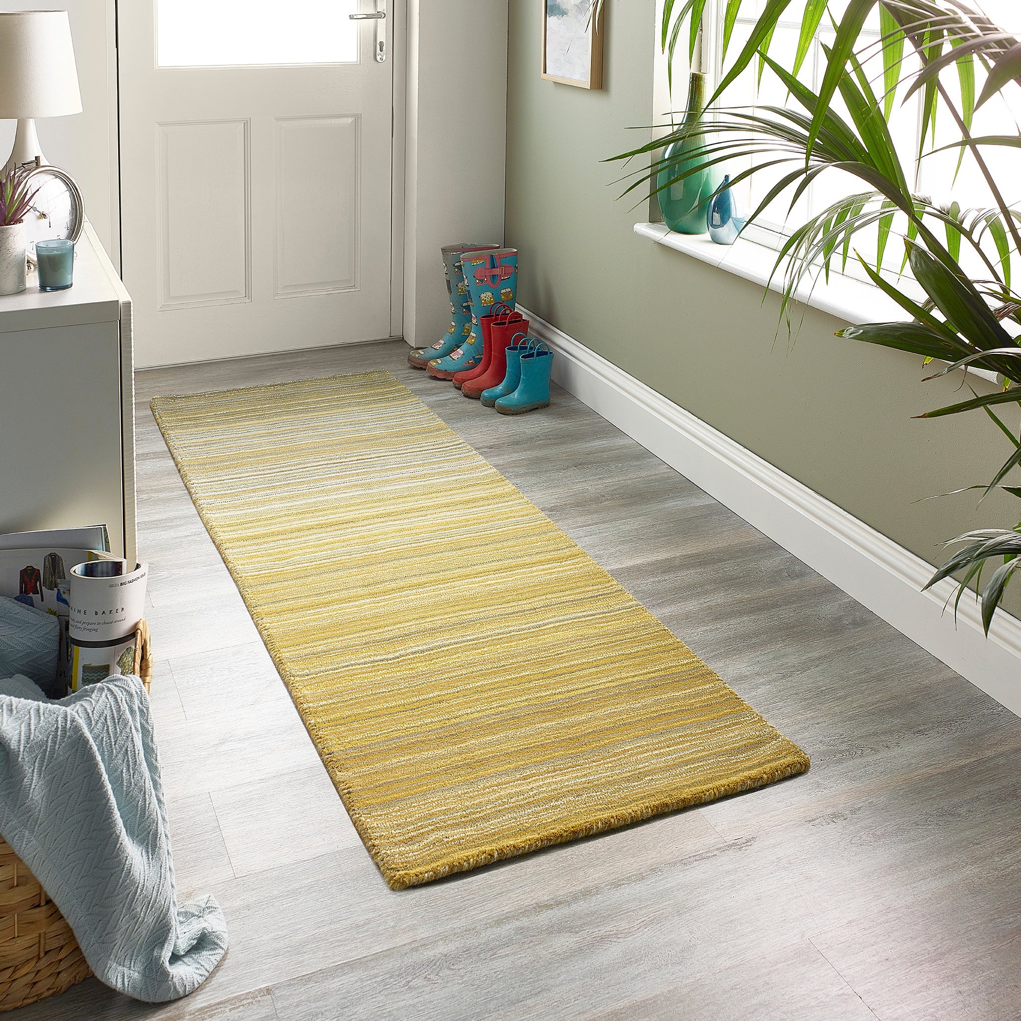 Fine Stripes Rug Ochre 3