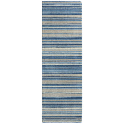 Fine Stripes Runner Blue/Beige 4