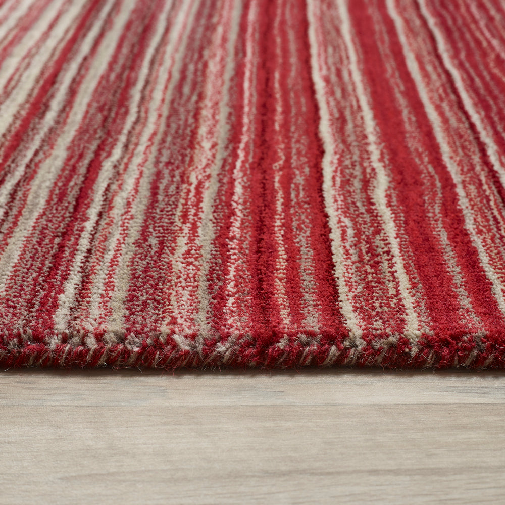 Fine Stripes Rug Red 4