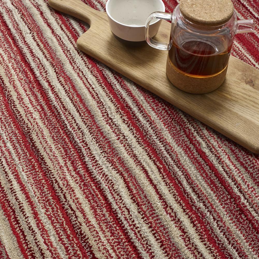 Fine Stripes Rug Red 3