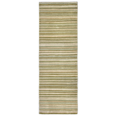 Fine Stripes Rug Green