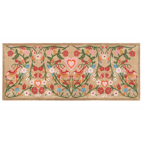 Garden Lovebirds Washable Doormat