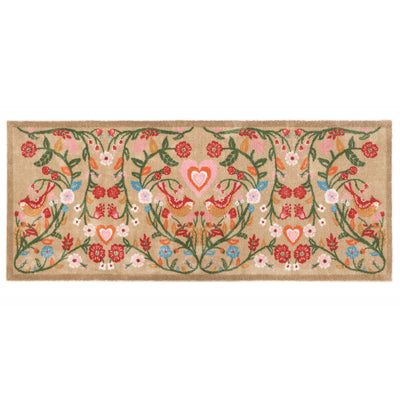 Garden Lovebirds Washable Doormat 7