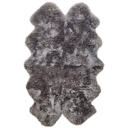 Genuine Sheepskin Rug Grey