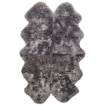 Genuine Sheepskin Rug Grey 9
