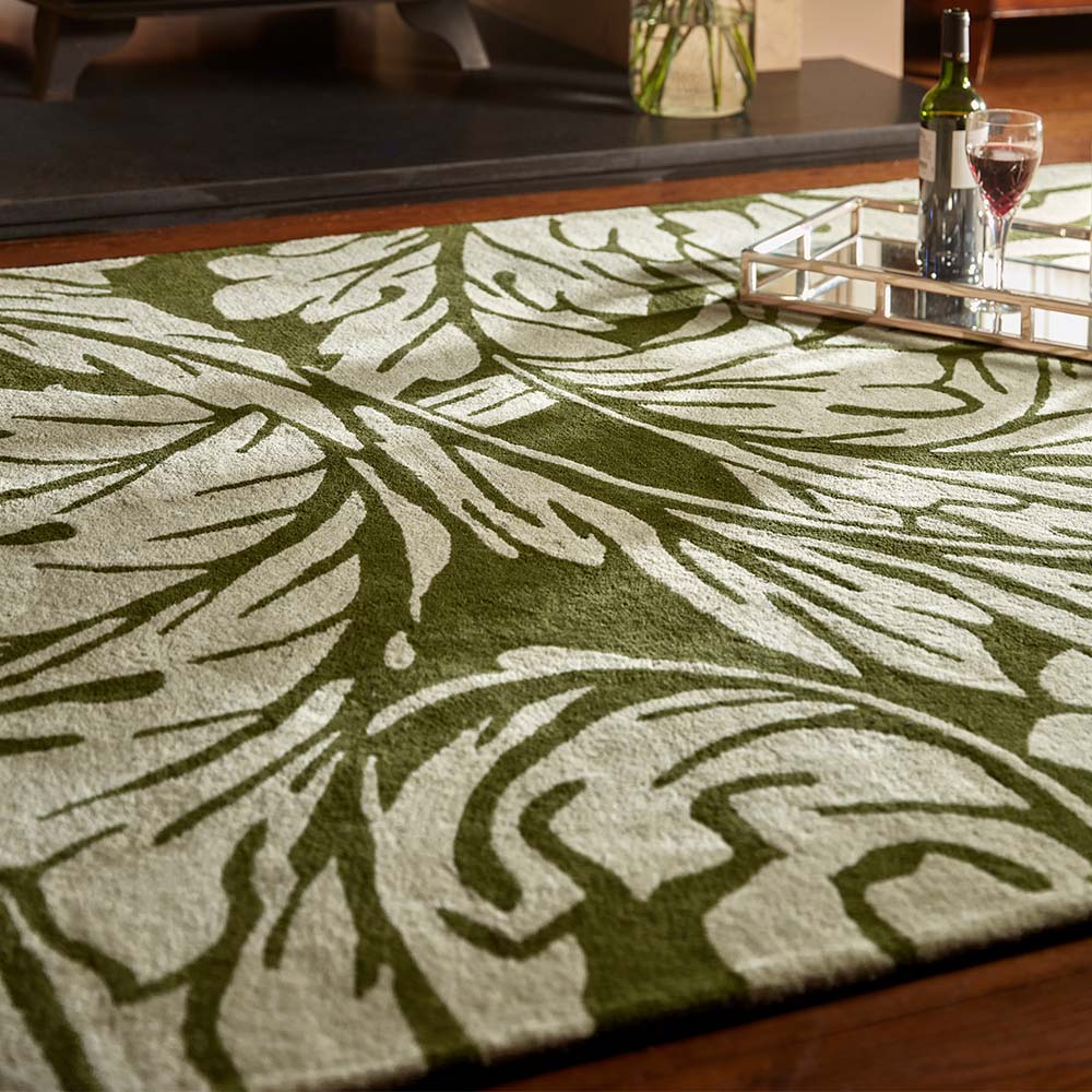 Heritage Floral 2 Rug Moss 2