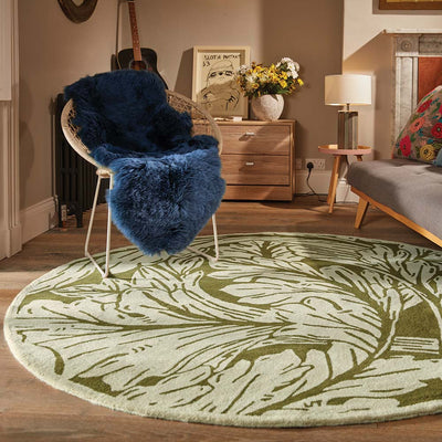 Heritage Floral 2 Rug Moss 6