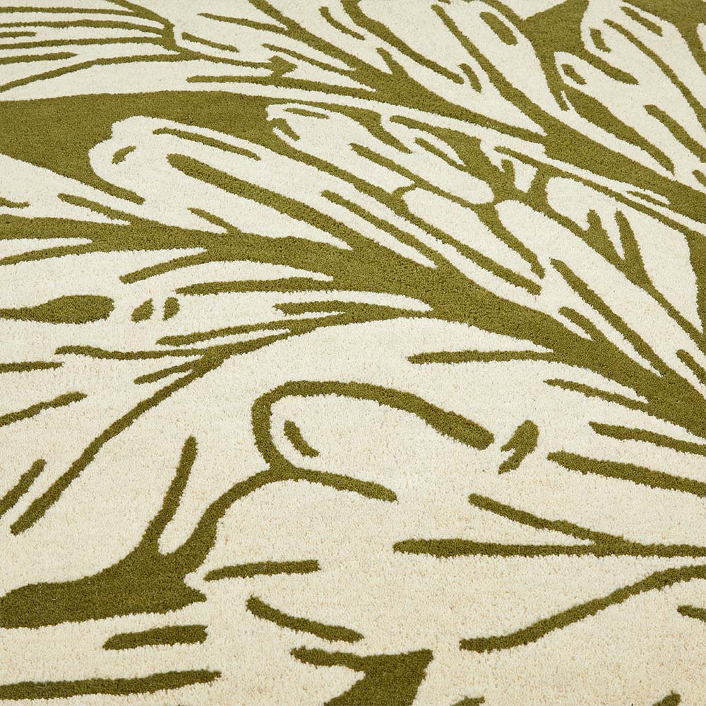 Heritage Floral 2 Rug Moss 3